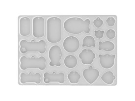Molde silicona 22 figuras surtidas